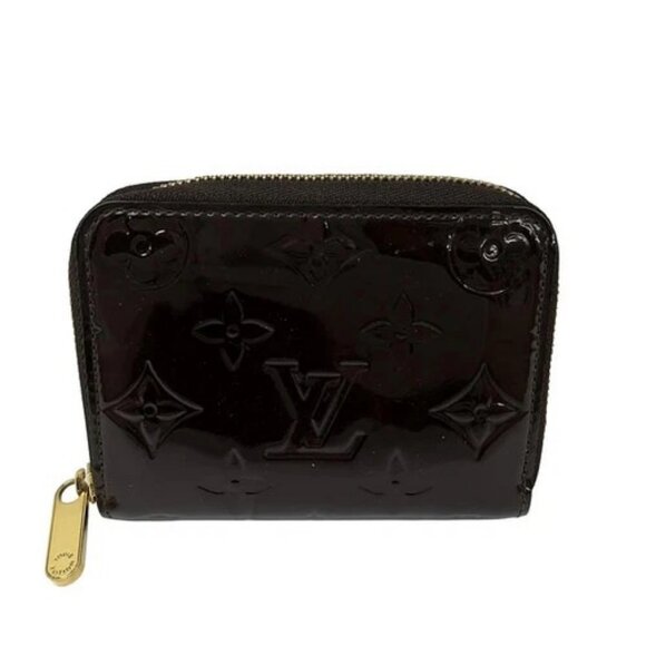LOUIS VUITTON Zippy Coin Purse M93607 Amarante Monogram Vernis - TS2132